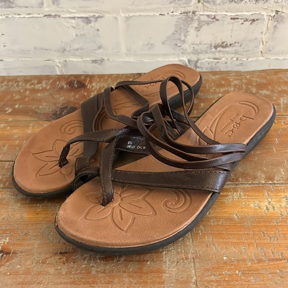 B.O.C. Born Concept Women's Strappy Boho Comfort Sandals Brown Size 8M - Picture 2 of 8